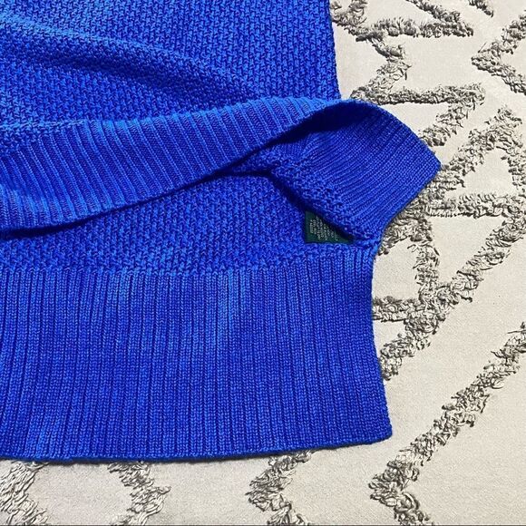 𝅺LRL Ralph Lauren lightweight 3/4 sleeve sweater size L - Picture 4 of 8